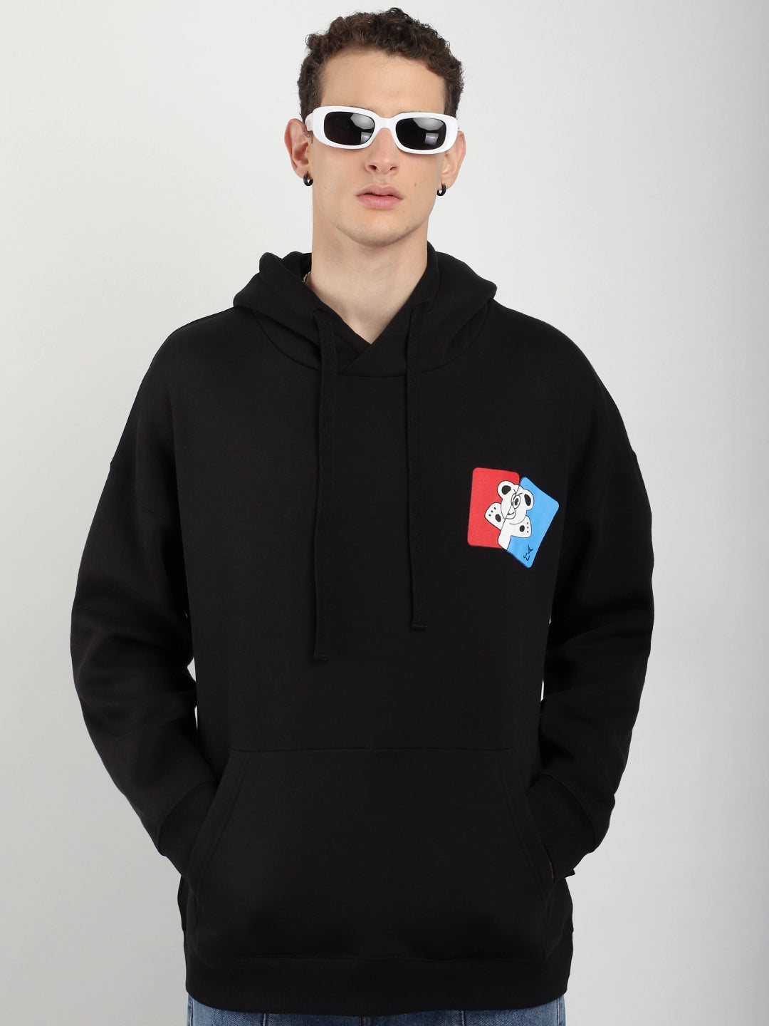 Lancaster Street Black Oversized Hoodie