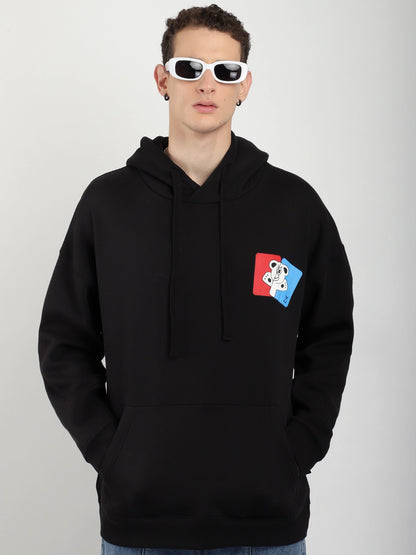 Lancaster Street Black Oversized Hoodie