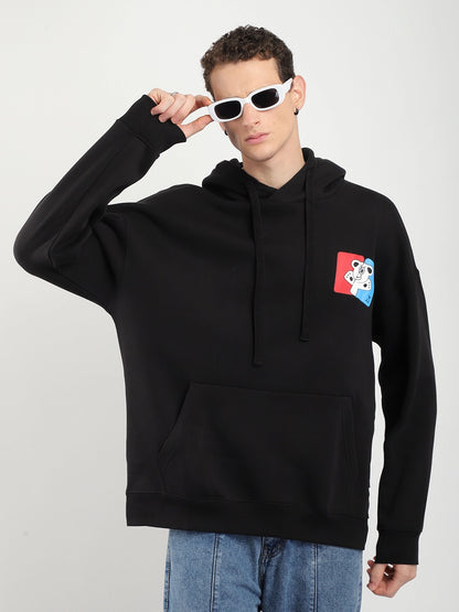 Lancaster Street Black Oversized Hoodie