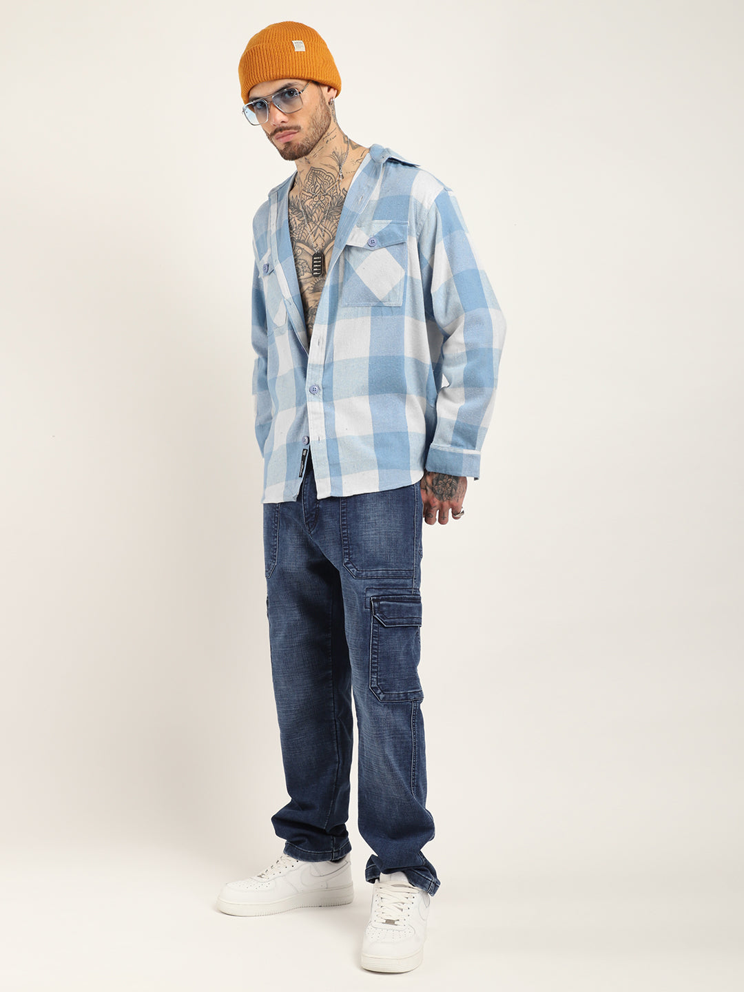 Urban Union Sky Blue Full Sleeve Shirt