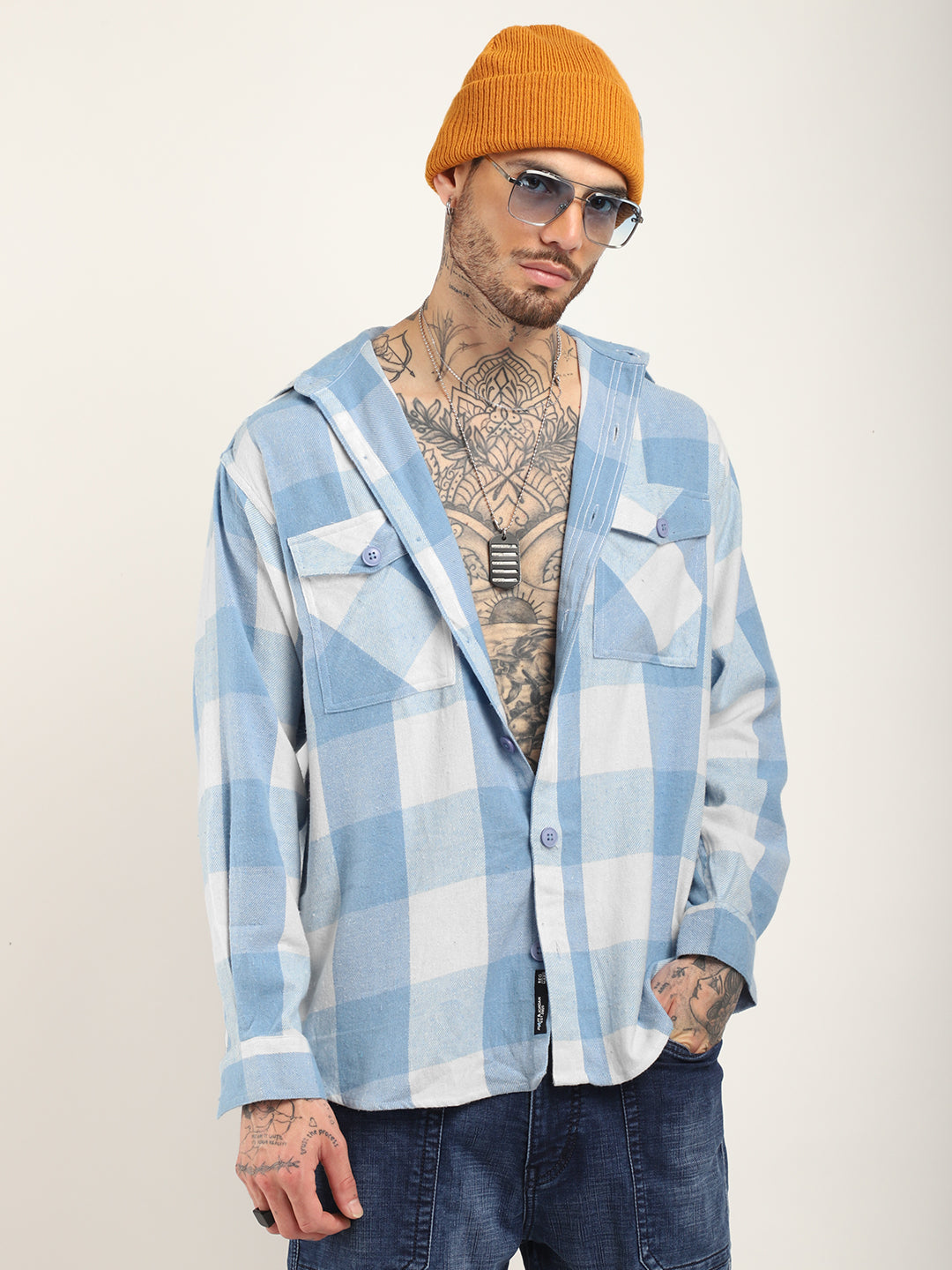 Urban Union Sky Blue Full Sleeve Shirt