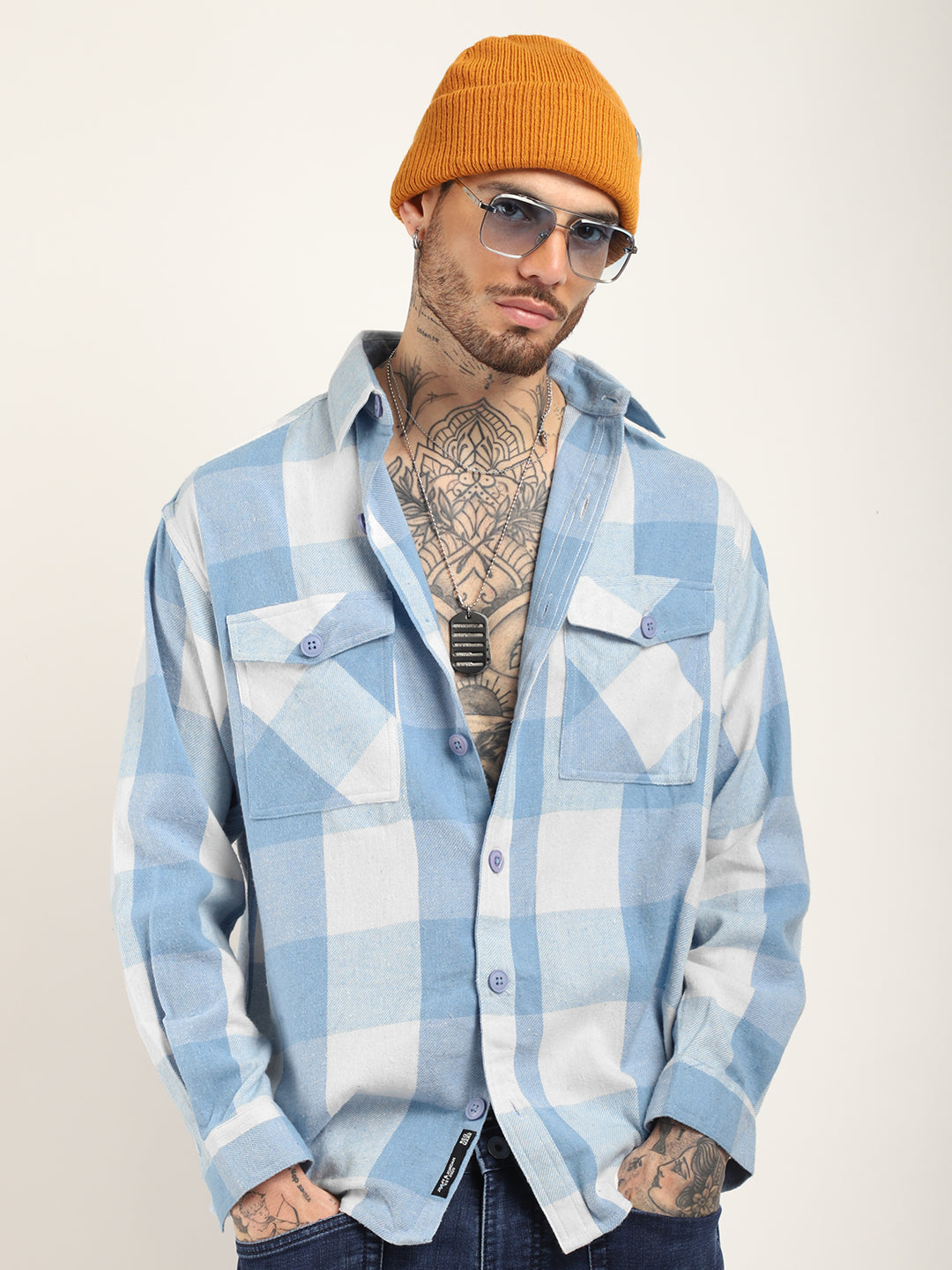 Urban Union Sky Blue Full Sleeve Shirt