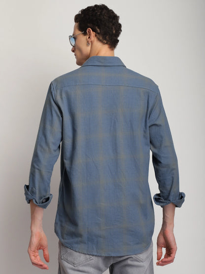 Sherwood Drift Sky Blue  Full Sleeve Shirt