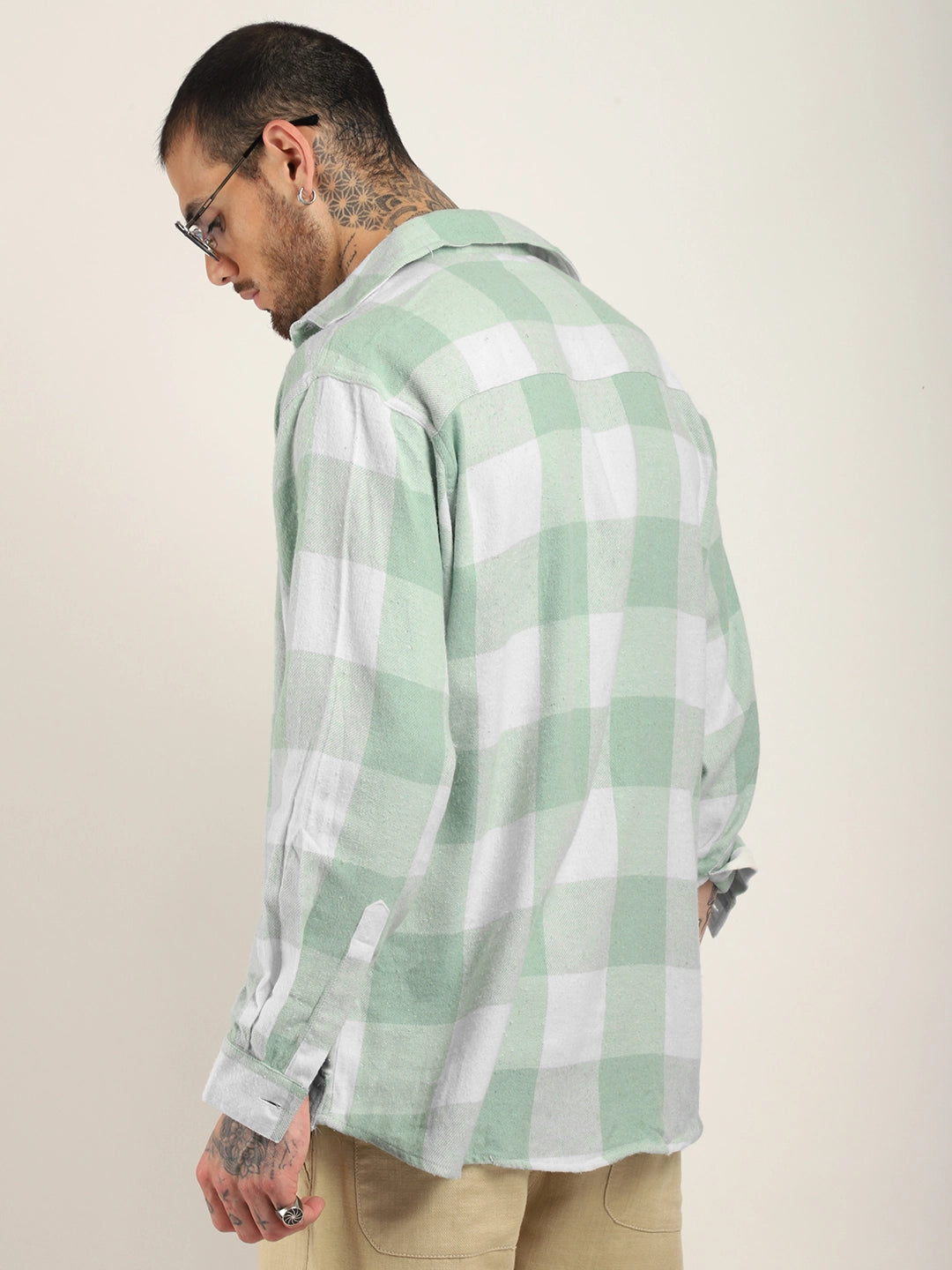 Urban Union Sea Green Full Sleeve Shirt