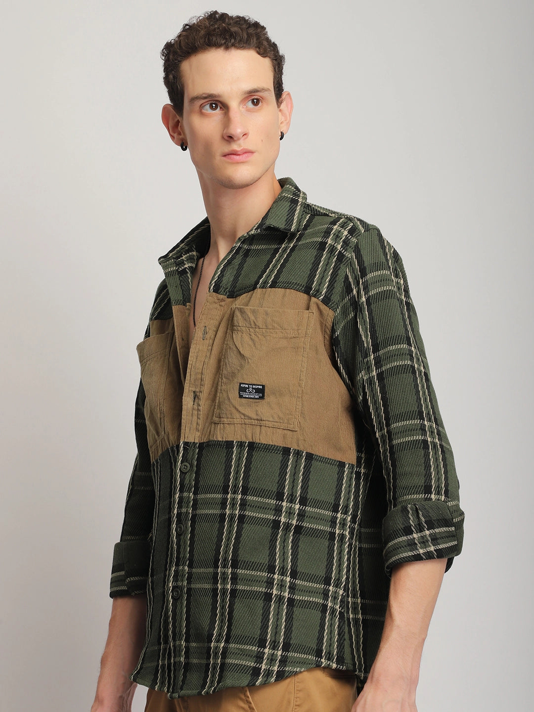 Brunswick Hues Green Full Sleeve Shirt