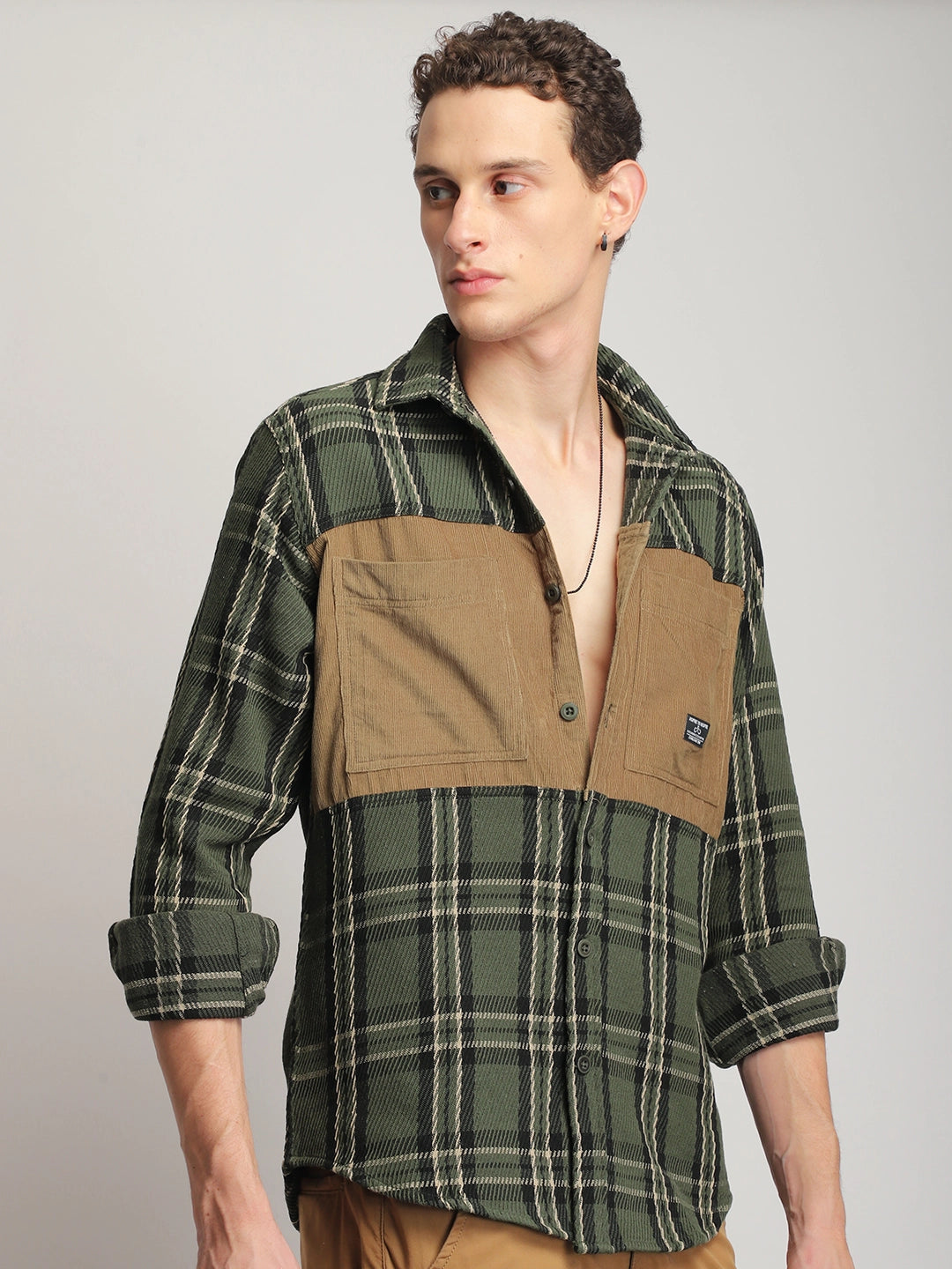 Brunswick Hues Green Full Sleeve Shirt