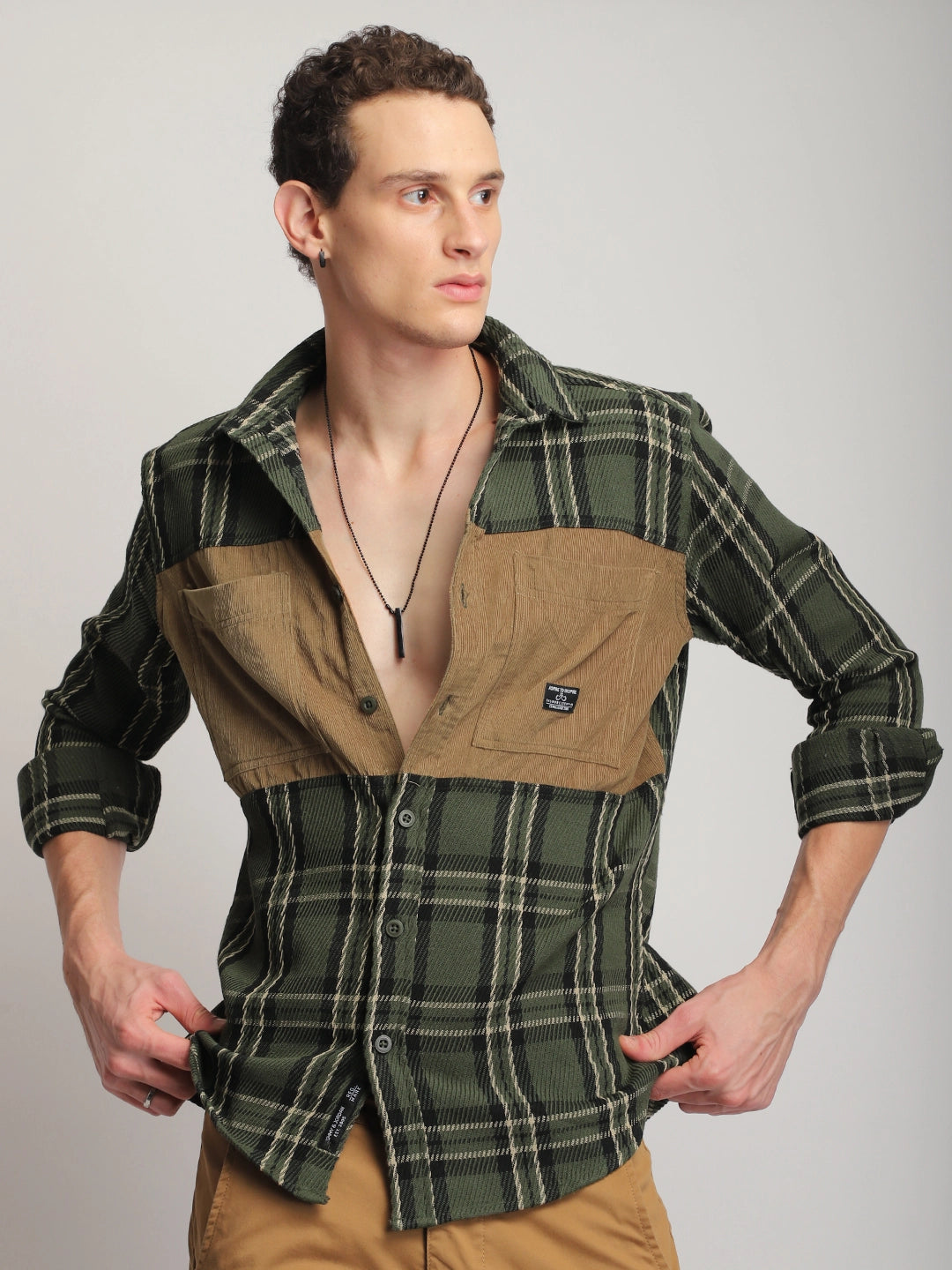 Brunswick Hues Green Full Sleeve Shirt