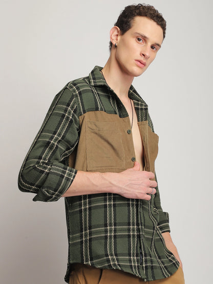 Brunswick Hues Green Full Sleeve Shirt