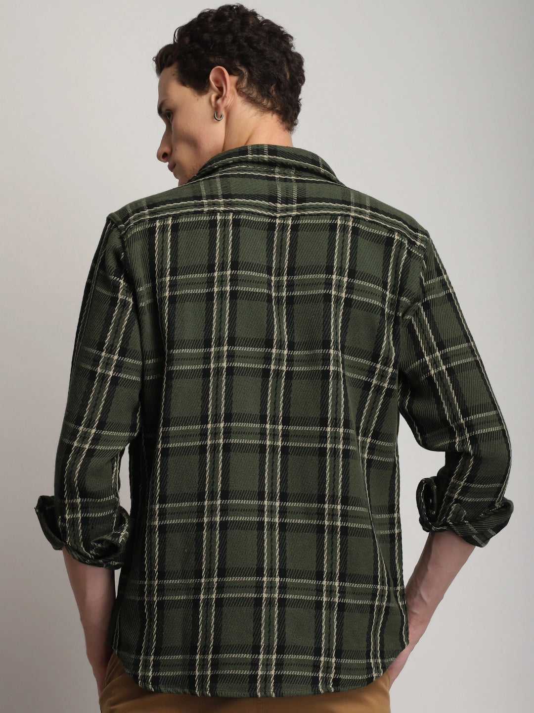 Brunswick Hues Green Full Sleeve Shirt