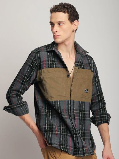 Brunswick Hues Dark Grey Full Sleeve Shirt