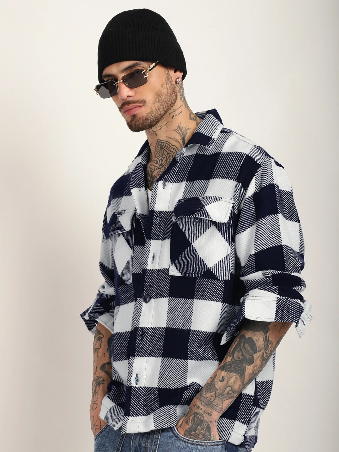 Twisted Traditions Navy Full Sleeve Shirt