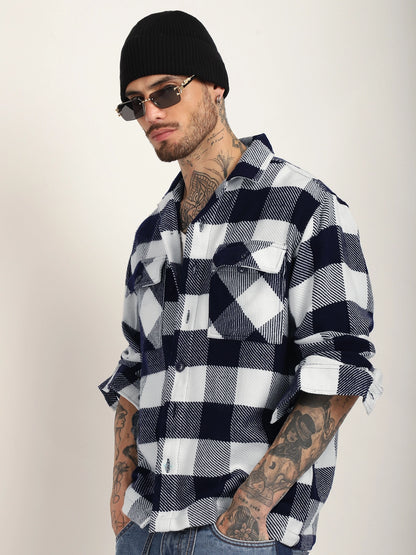 Twisted Traditions Navy Full Sleeve Shirt