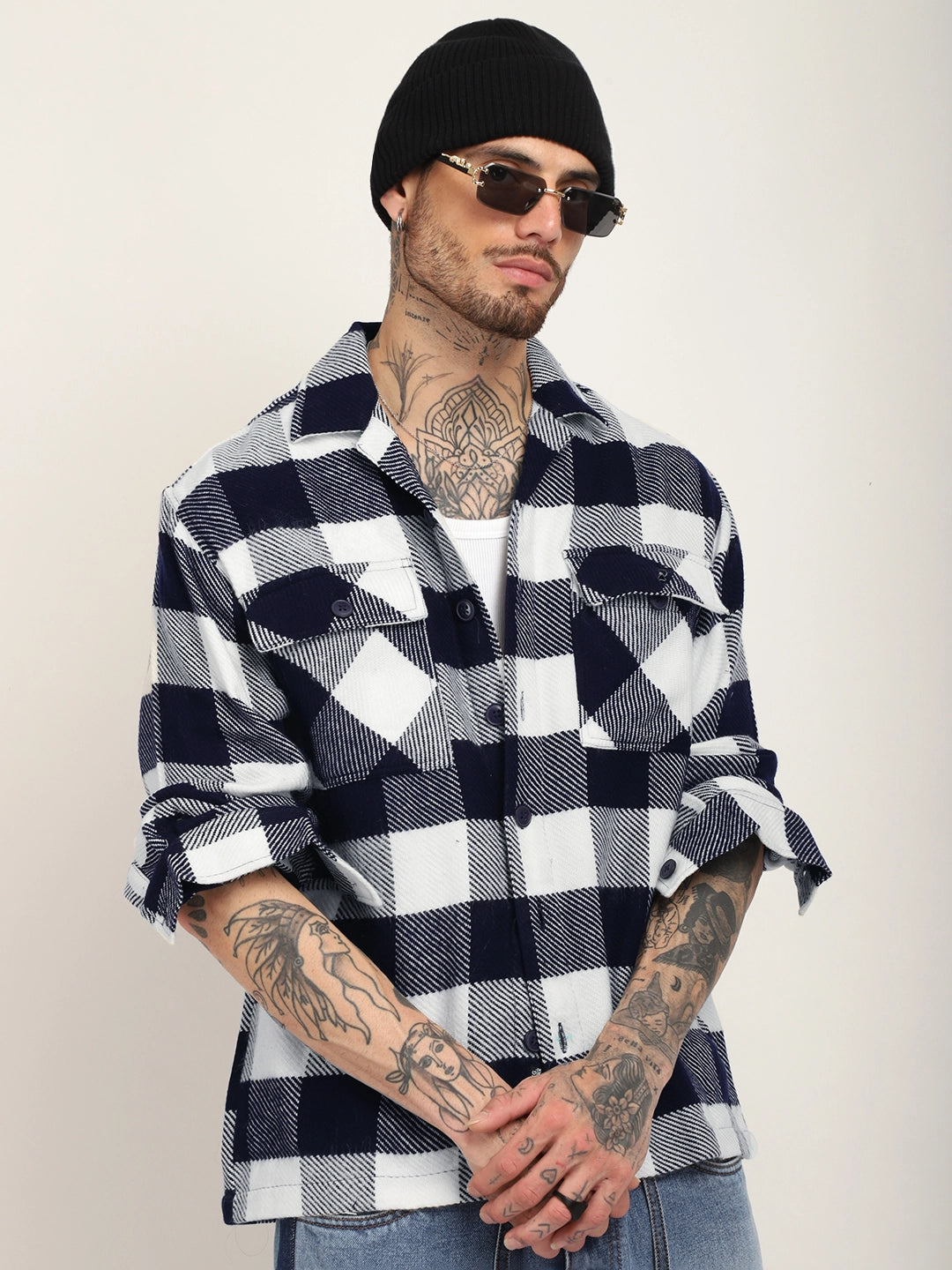 Twisted Traditions Navy Full Sleeve Shirt