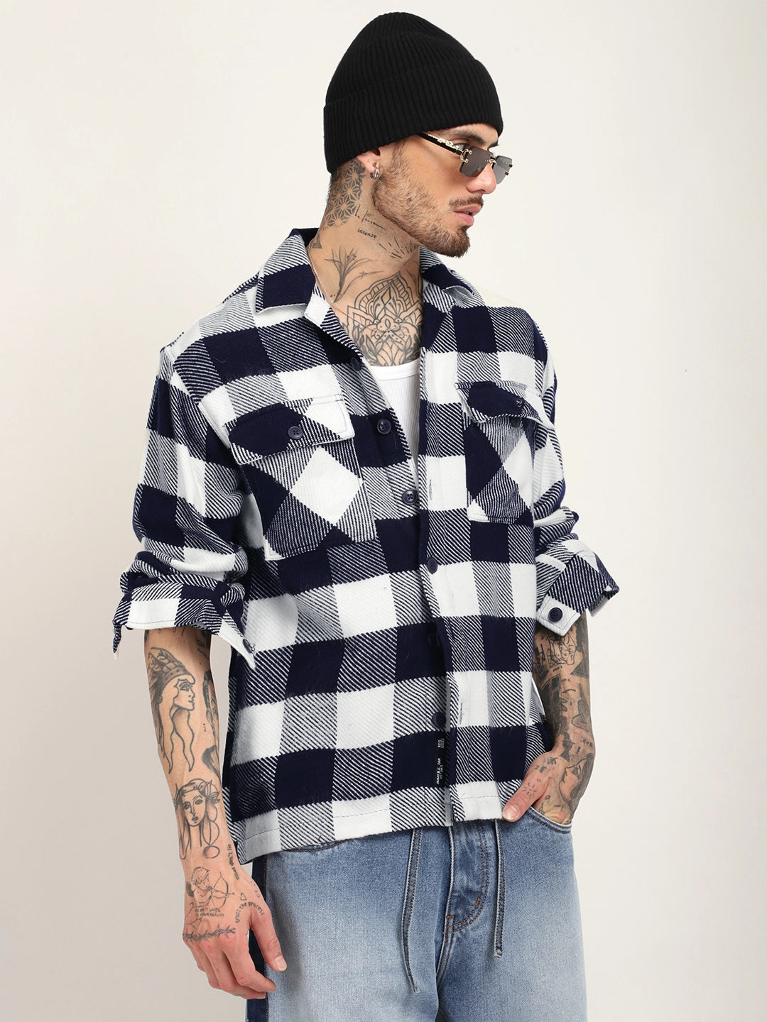 Twisted Traditions Navy Full Sleeve Shirt