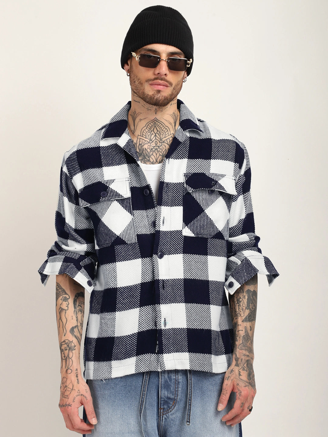 Twisted Traditions Navy Full Sleeve Shirt