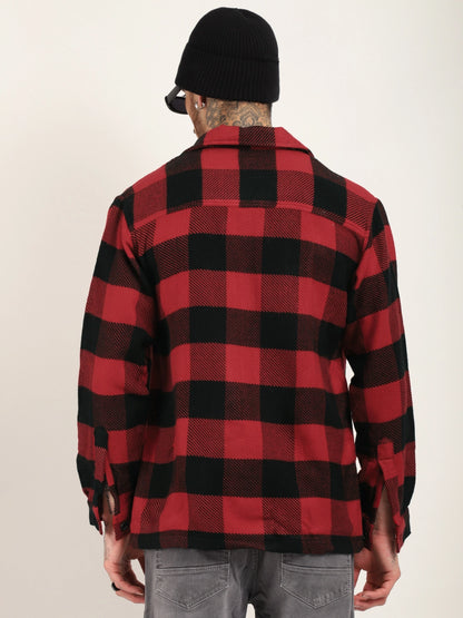 Twisted Traditions Red Full Sleeve Shirt