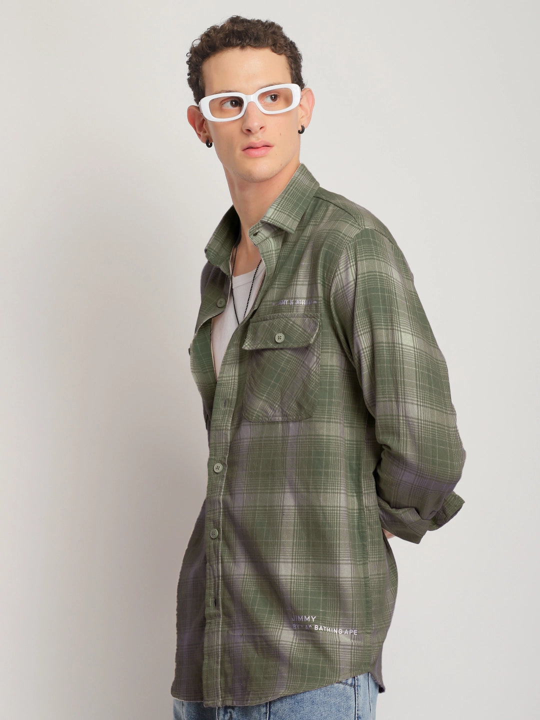 Sherwood Drift Olive Full Sleeve Shirt