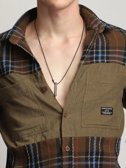 Brunswick Hues Brown Full Sleeve Shirt